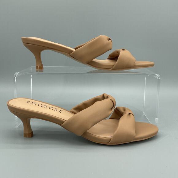 NEW Journee Collection Women’s Dyllan Dressy Sandals Beige Size 6.5 - Picture 1 of 10